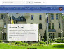 Tablet Screenshot of kreis-stormarn.de